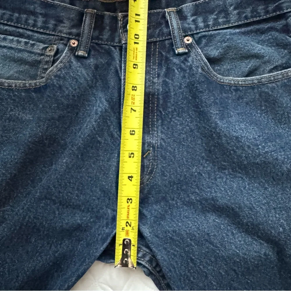 Levi's 505 Straight Fit Men's Dark Stonewash Denim Jeans 100% Cotton Sz W34 L34